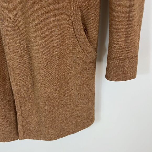 J. Crew Juliette Collarless Sweater Blazer Cardigan Women XSmall Brown - Picture 4 of 10